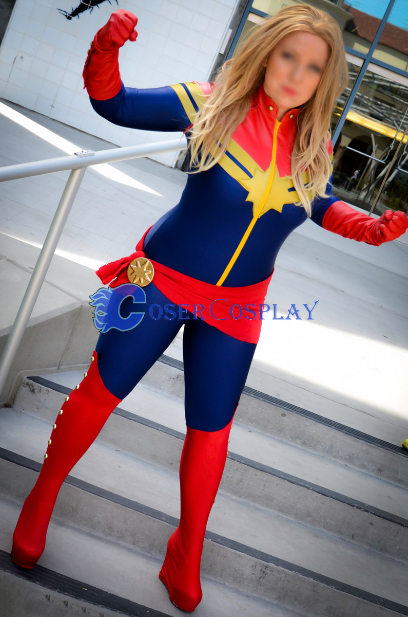 Ms Marvel Carol Danvers Sexy Halloween Costumes